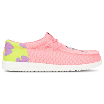 Heydude Mens  Wally Sb Patrick In Pink/green
