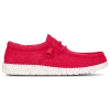 Heydude Mens  Wally Stretch Canvas In Savy Red/white