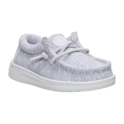 Heydude Babies' Wally Stretch Jersey Toddler Boys Round Closed Toe Slip-on Shoe In Multi