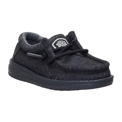 Heydude Babies' Wally Stretch Jersey Toddler Boys Round Closed Toe Slip-on Shoe In Multi