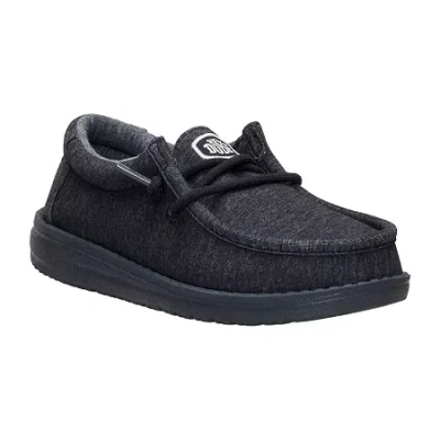 Heydude Wally Stretch Jersey Youth Boys Round Closed Toe Slip-on Shoe In Multi