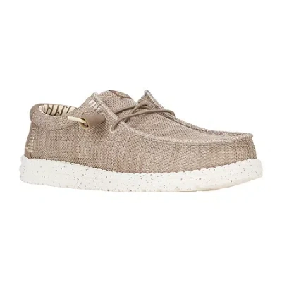 Heydude Wally Stretch Sox Mens Round Closed Toe Slip-on Shoe In Neutral
