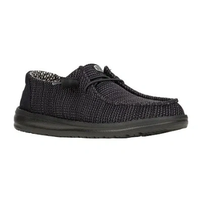 Heydude Wendy Womens Round Closed Toe Slip-on Shoe In Black