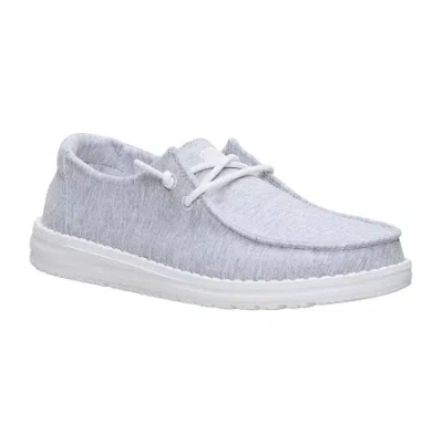 Heydude Wendy Womens Round Closed Toe Slip-on Shoe In Blue