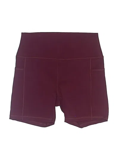 Pre-owned Heynuts Athletic Shorts In Burgundy