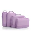 Heys 4 Piece Compression Packing Cube Set In Purple