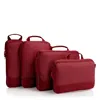 Heys 4 Piece Compression Packing Cube Set In Red