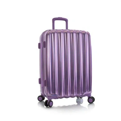 Heys America Astro Iridescent 26" Medium Check In Spinner Luggage In Purple