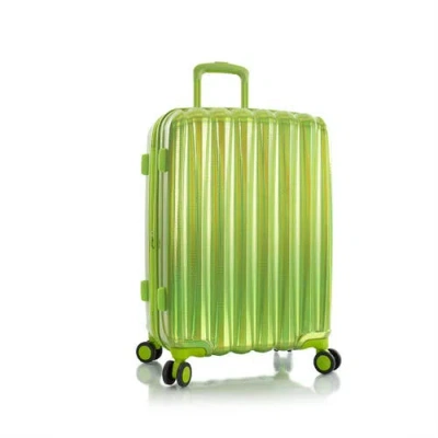 Heys America Astro Iridescent 26" Medium Check In Spinner Luggage In Green