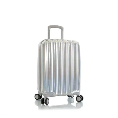 Heys America Astro Iridescent 26" Medium Check In Spinner Luggage In Silver