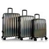 Heys America Astro Iridescent  3-piece (21/26/30) Spinner Luggage Set In Charcoal