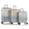 Heys America Astro Iridescent  3-piece (21/26/30) Spinner Luggage Set In Silver