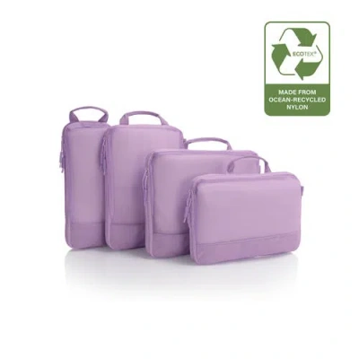 Heys Ecotex® Compression Packing Cube 4 Piece Set In Purple