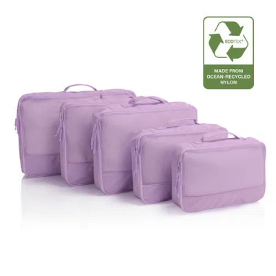 Heys Ecotex® Packing Cube 5 Piece Set In Purple