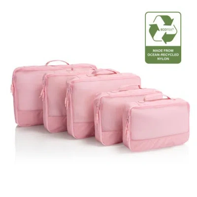 Heys Ecotex® Packing Cube 5 Piece Set In Pink