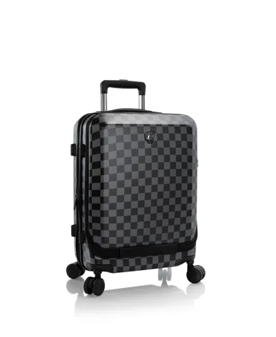 Heys Hey's Ez Fashion Hardside 21" Carryon Spinner Luggage In Black Grey Check