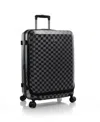 Heys Hey's Ez Fashion Hardside 26" Check-in Spinner Luggage In Black Grey Check