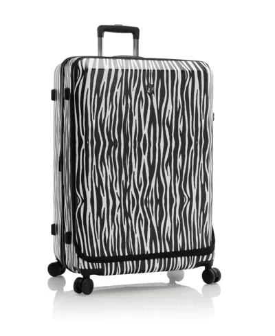 Heys Hey's Ez Fashion Hardside 30" Check-in Spinner Luggage In Black,whit