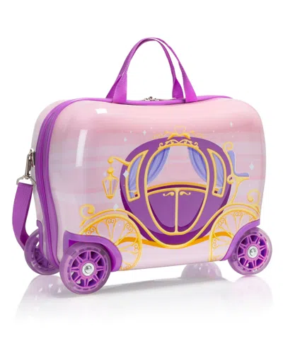 Heys Hey's Kids Ride-on Luggage W/light-up Wheels In Royal Carr