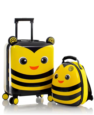 Heys Hey's Super Tots Spinner Luggage And Backpack In Bumble Bee