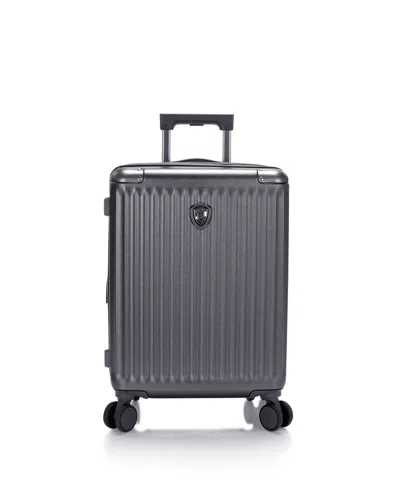 Heys Luxe Hard Side 21" Carryon Spinner In Gunmetal