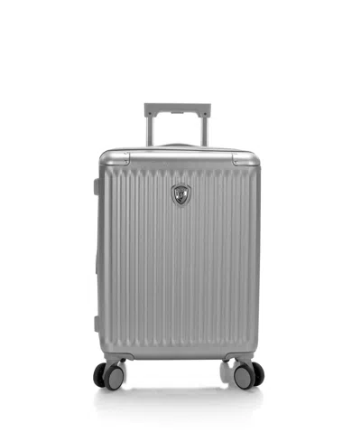 Heys Luxe Hard Side 21" Carryon Spinner In Silver
