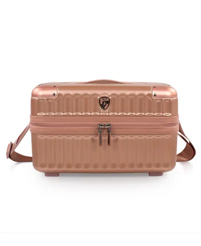 Heys Luxe Hard Side Beauty Case In Rose Gold