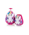 Heys Travel Tots 2 Piece Unicorn Lightweight Kids Luggage And Backpack Set In Multi
