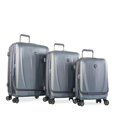Heys Vantage 3pc Smart Access Luggage Set In Slate Blue