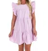 Heyson All The Days Babydoll Dress In Lilac In Purple