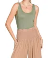 HEYSON BRAMI BODYSUIT - PLUS IN OLIVE