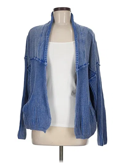 Pre-owned Heyson Cardigan Sweater In Blue
