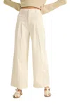 Heyson Cotoon Wide Pants In Cream