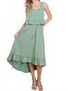 Heyson Have Some Hope Dress In Green In Green