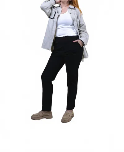 Heyson Long Sleeve Contrast Pocket Shirt Jacket In Cream, Black In Gray