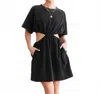 Heyson Right Side Dress In Black In Black