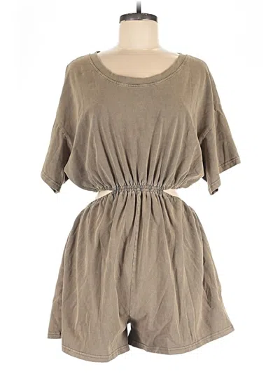 Pre-owned Heyson Romper In Brown