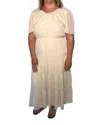 Heyson Rosie Dress - Plus In Champagne In White
