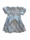 Heyson Women's Texture Baby Doll Mini Dress In Blue In Blue