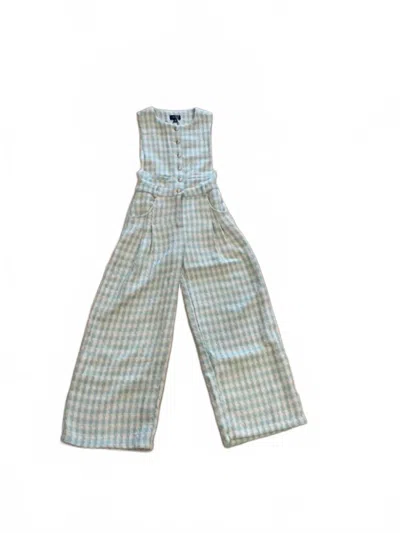 Heyson Women's Tweed Jumper In Mint Green
