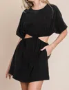 Heyson Right Side Dress In Black In Black
