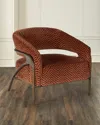 Hf Custom Ari Club Chair In Spice