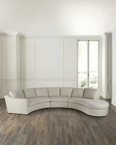 Hf Custom Larrabee 3-piece Curved Sectional