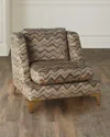 Hf Custom Marlena Accent Chair In Mushroom Brown