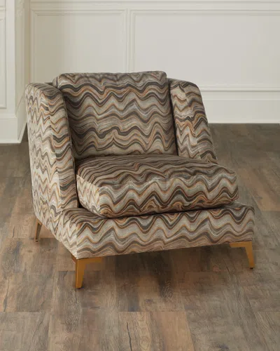 Hf Custom Marlena Accent Chair In Mushroom Brown