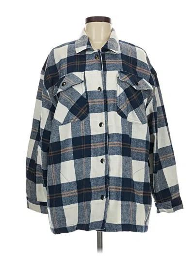 Pre-owned Hfx Coat In Blue