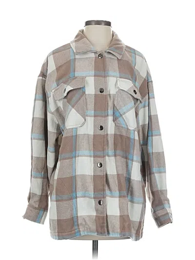 Pre-owned Hfx Coat In Gray