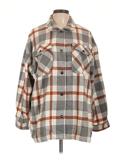 Pre-owned Hfx Coat In Gray