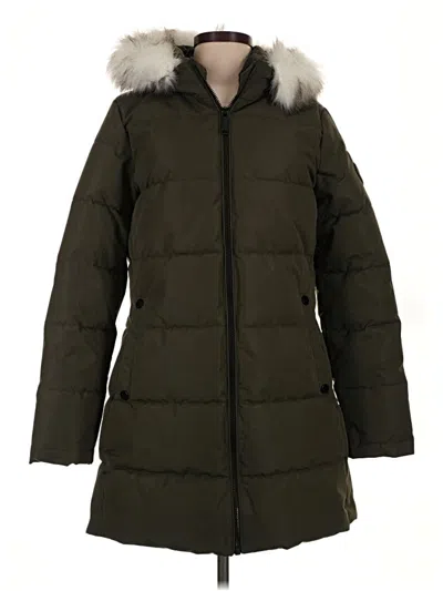 Pre-owned Hfx Coat In Green