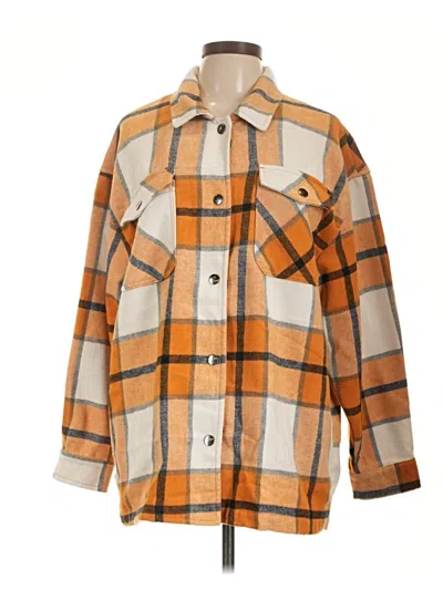 Pre-owned Hfx Coat In Orange